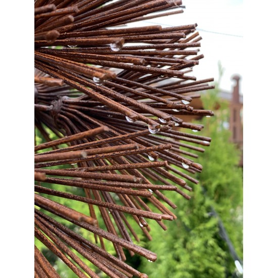 Blumen und Bäume Charmante Blume als Gartenstecker - 140 cm hoch Blütenhalbkugel mit sprießenden Metallstäben als Blüte.

Gesa