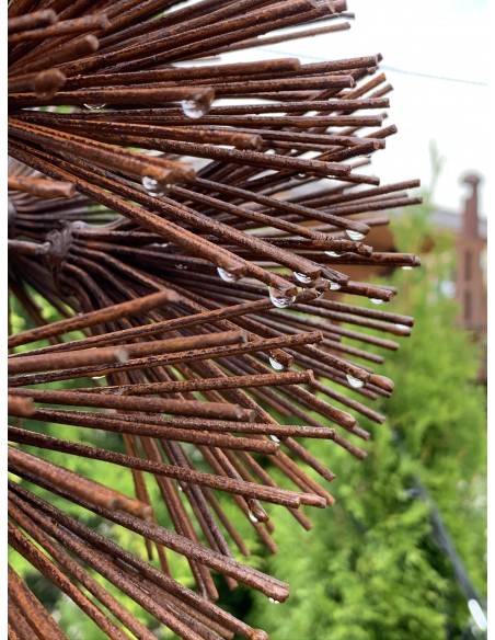 Blumen und Bäume Charmante Blume als Gartenstecker - 140 cm hoch Blütenhalbkugel mit sprießenden Metallstäben als Blüte.

Gesa