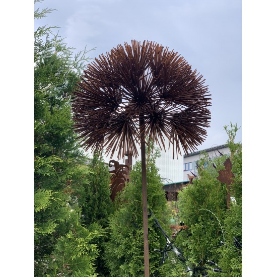 Blumen und Bäume Charmante Blume als Gartenstecker - 140 cm hoch Blütenhalbkugel mit sprießenden Metallstäben als Blüte.

Gesa