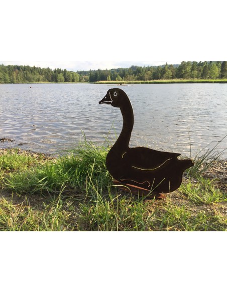 Enten und Gänse Deko Gans seitlich sitzend als Gartenstecker - Höhe 46 cm 
Ansicht seitlich sitzend mit kurzem Stab
Ganshöhe 4 Enten und Gänse Deko Gans seitlich sitzend als Gartenstecker - Höhe 46 cm 
Ansicht seitlich sitzend mit kurzem Stab
Ganshöhe 4