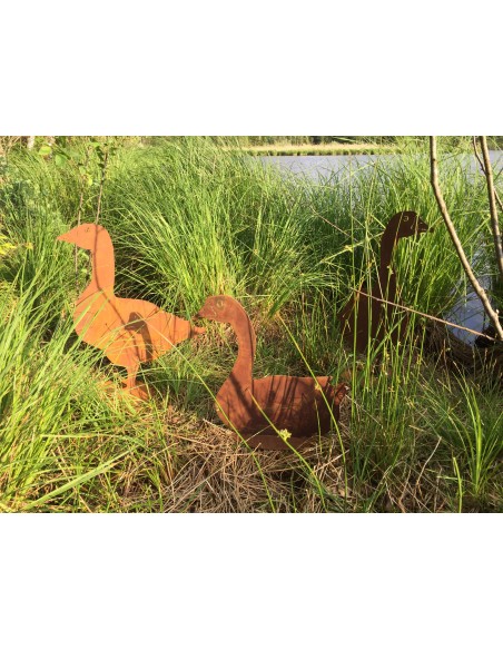 Enten und Gänse Deko Gans seitlich sitzend als Gartenstecker - Höhe 46 cm 
Ansicht seitlich sitzend mit kurzem Stab
Ganshöhe 4 Enten und Gänse Deko Gans seitlich sitzend als Gartenstecker - Höhe 46 cm 
Ansicht seitlich sitzend mit kurzem Stab
Ganshöhe 4