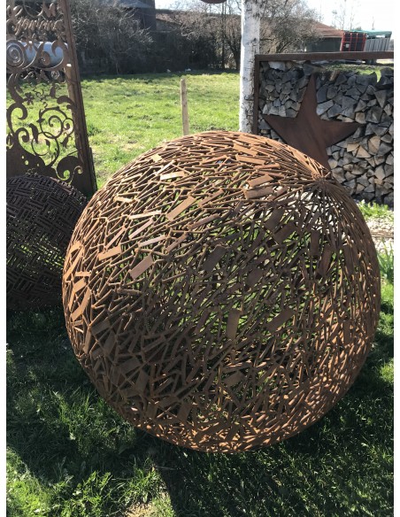 100 cm Kugeln Kugel Queue, Ø 100 cm, edelrost 
Ø 100 cm
