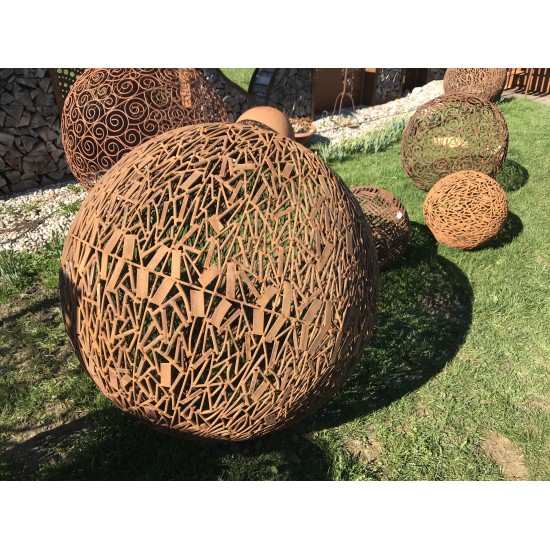 100 cm Kugeln Kugel Queue, Ø 100 cm, edelrost 
Ø 100 cm
