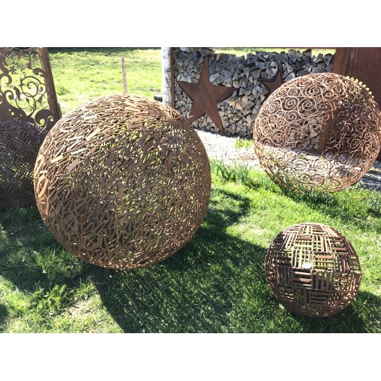 100 cm Kugeln Kugel Queue, Ø 100 cm, edelrost 
Ø 100 cm
