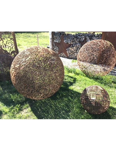 100 cm Kugeln Kugel Queue, Ø 100 cm, edelrost 
Ø 100 cm
