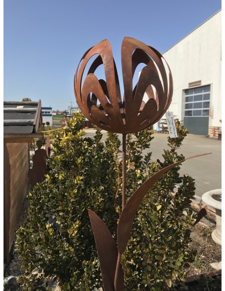 Gartenstecker Gartenstecker Kugelblume - Ø 22 cm - Gesamthöhe 130 cm Edelrost Gartenstecker Kugelblume

Durchmesser Kugelblüte