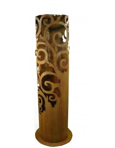 Barock Deko Runde Rostsäule XXL - Venezia - 150 cm hoch 
Höhe: 150 cm
Ø 30 cm
Achtung Speditionsversand
