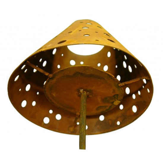 Gartendeko Rost Windlicht Dots mit Zwischenboden und Hülse - 29 cm Ø - groß 
Dieses schöne Windlicht ist kompatibel mit einem 8