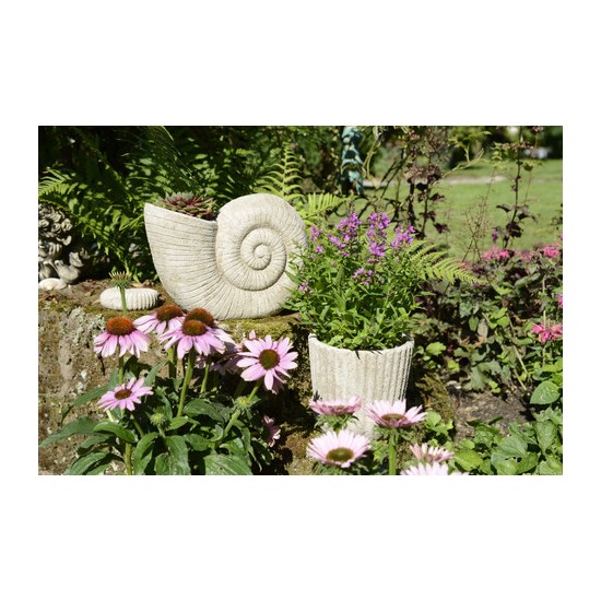 Gartendeko Blumentopf Amourie Sandstein Ø 21 cm Durchmesser 21