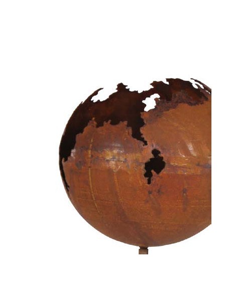 Gartendeko Rost Kugel Ø 25cm mit Rissen auf kurzem Stab 

Ø 25 cm
mit dem Stab können Sie die Kugel im Garten gegen Wegrollen