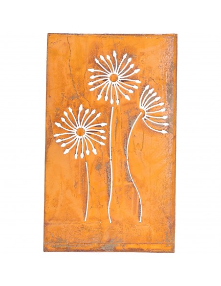 Edelrost Metall Leinwand - Pusteblume Kaufen