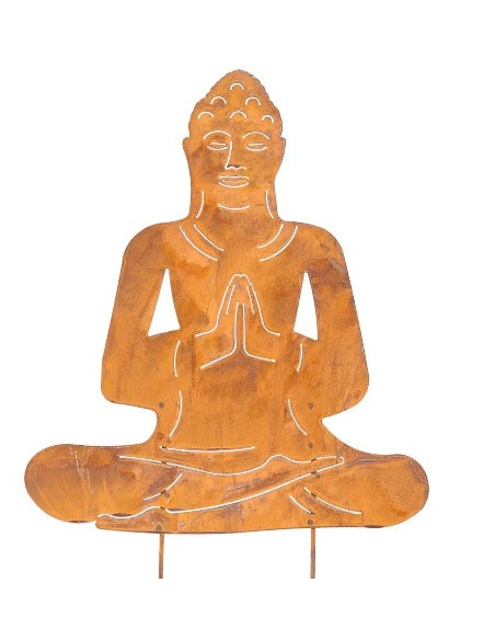 Start Metall Buddha Gartenstecker - Höhe 70 cm - Breite 60 cm Großer Metall Buddha als Gartenstecker
Motiv-Höhe 70 cm
Breite: 