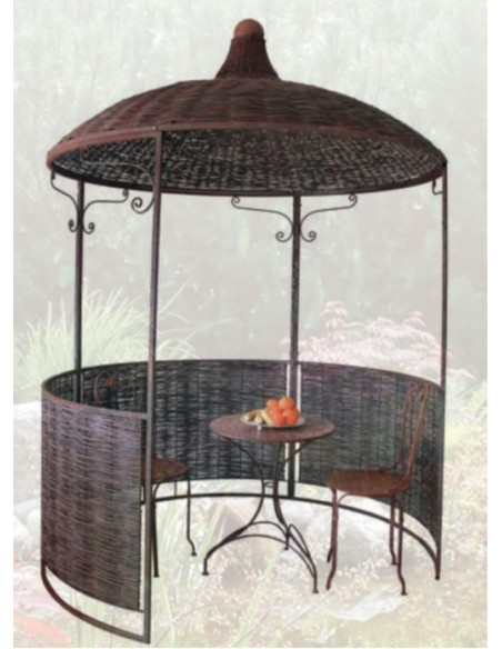 Pavillon und Kiosk Gartenlaube mit Weiden - natur  Ø ca 200 cm, Höhe ca 290 cm 
Höhe: Ca. 290 cm
Ø Ca. 200 cm
Weide unbehan Pavillon und Kiosk Gartenlaube mit Weiden - natur  Ø ca 200 cm, Höhe ca 290 cm 
Höhe: Ca. 290 cm
Ø Ca. 200 cm
Weide unbehan