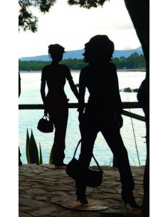 Menschen und Silhouetten Edelrost Figur Daniela zwischen 165-185cm
Stahldicke: 3mm
 2