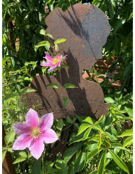 lebensgroße Figuren Rankhilfe - Signorina anmutig - mit Steckverbindung, Höhe 130 cm Rankhilfe im italienischen Stile einer Dame