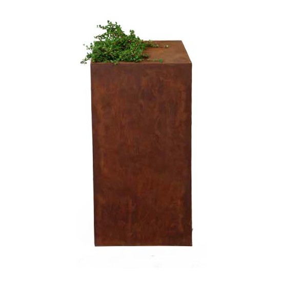 kreative Pflanzgefäße  Podest 80cm hoch zum Bepflanzen Säule Podest mit Aussparung ca 15cm
zum Bepflanzen im Deckel
Grundfläch