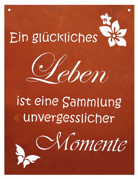 Ein glückliches leben ist eine Sammlung unvergesslicher Momente