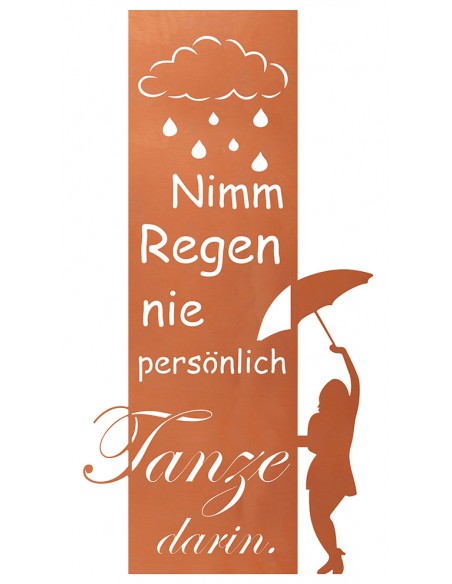 Nimm Regen nie persönlich tanze darin - Lustiger Spruch