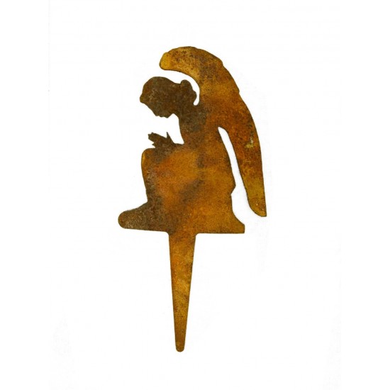 Engel Gabriel mini Stecker aus Edelrost perfekte Weihnachtsdeko
