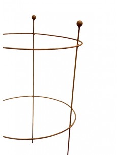 Staudenhalter Metall Staudenhalter - Sonnblick - mit 4 Kugeln 80 cm hoch Die Staudenhalter haben unterschiedliche Durchmesser: