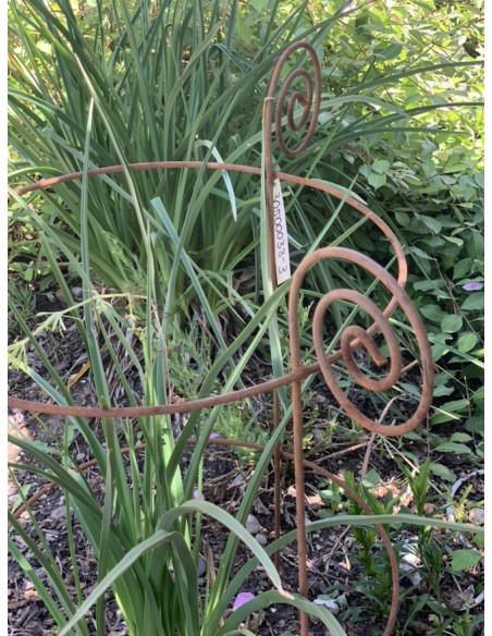 Staudenhalter Metall Staudenhalter - Sonnblick - mit 4 Curls - 80 cm hoch Diese Staudenhalter sind mit unterschiedlichen Durchme