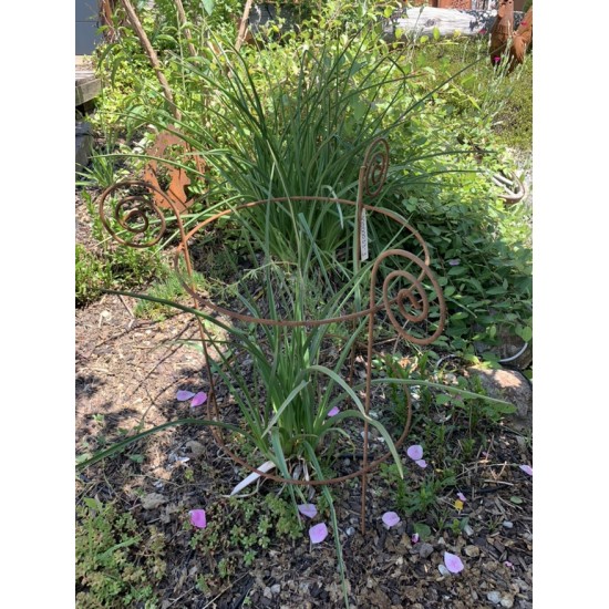 Staudenhalter Metall Staudenhalter - Sonnblick - mit 4 Curls - 80 cm hoch Diese Staudenhalter sind mit unterschiedlichen Durchme