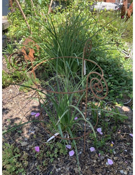 Staudenhalter Metall Staudenhalter - Sonnblick - mit 4 Curls - 80 cm hoch Diese Staudenhalter sind mit unterschiedlichen Durchme