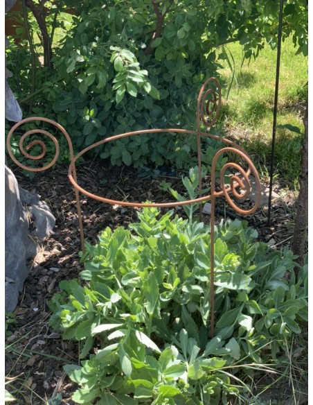 Staudenhalter Metall Staudenhalter - Sonnblick - mit 4 Curls - 80 cm hoch Diese Staudenhalter sind mit unterschiedlichen Durchme