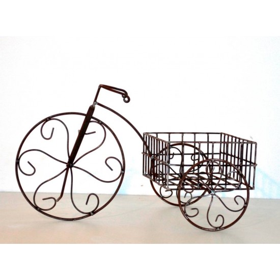 Start Fahrrad mit Korb  zum Bepflanzen - 33 cm hoch 
Länge 55 cm
Breite 36 cm
Höhe 33 cm

