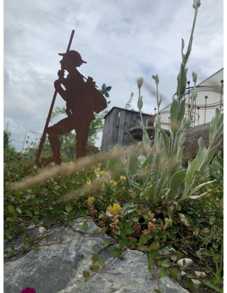 Gartendeko Rost Dekofigur Wanderer - Toni - Bergsteiger Rost Metall Höhe 50 cm 
Höhe 50


Breite 30 cm
