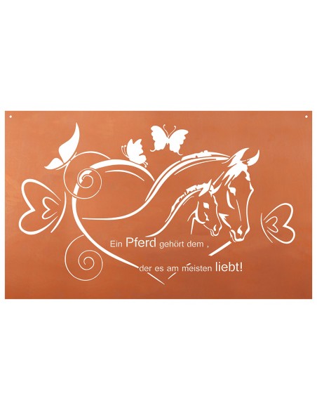 Ein Pferd gehört dem, der es am meisten liebt. - Pferdespruch