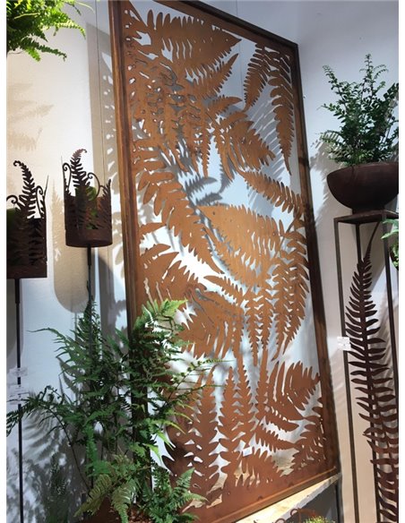 Farn Paravent Sichtschutz, filigran, 200 x 100 cm