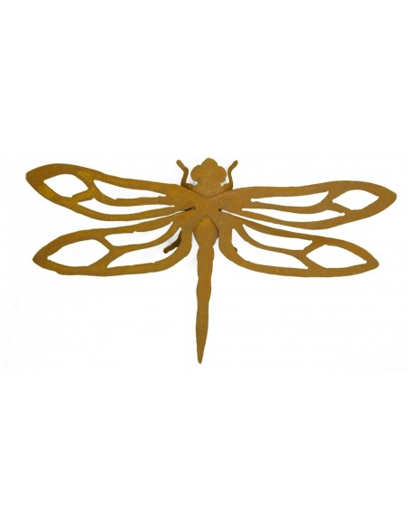 Gartenteich Deko Libelle - Dragonfly mit filigranen Flügeln  - klein - Breite 31 cm 
Flügel 31 cm,
Länge 19 cm
