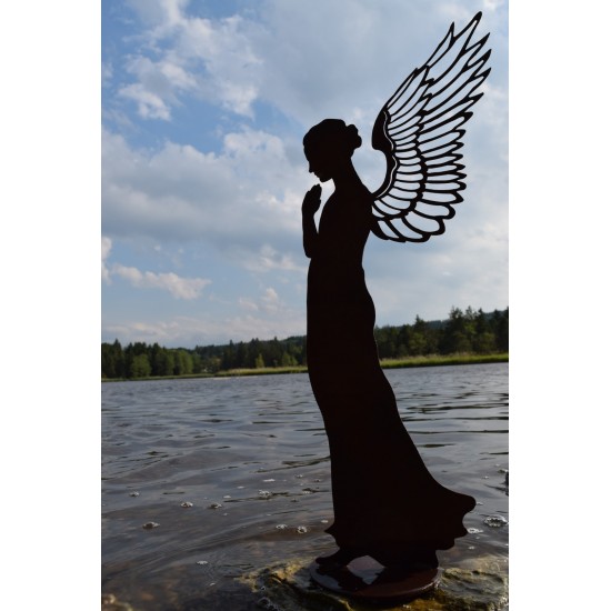 Engelfiguren kaufen und Engel Bastel-Ideen Engelfigur Santine Höhe 55 cm - anmutiger Engel mit betenden Händen 
Höhe 55 cm
Bre