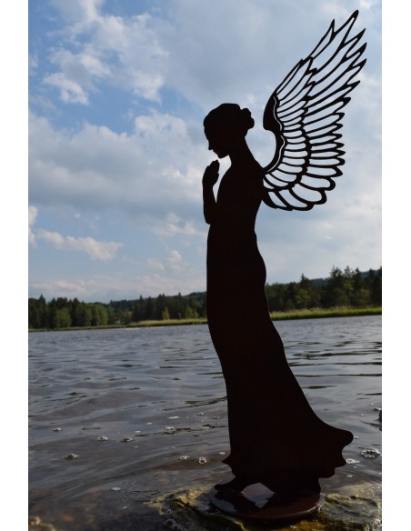 Engelfiguren kaufen und Engel Bastel-Ideen Engelfigur Santine Höhe 55 cm - anmutiger Engel mit betenden Händen 
Höhe 55 cm
Bre