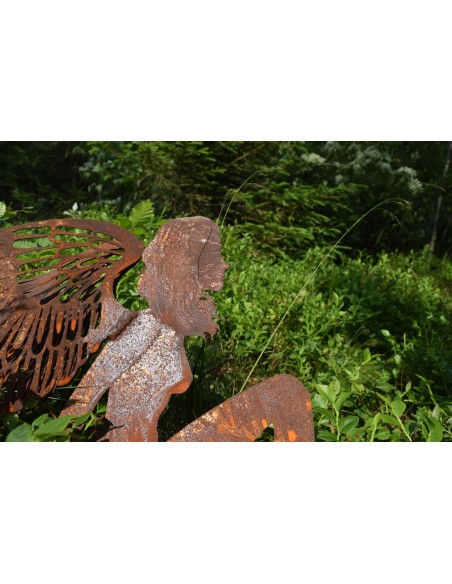 Engelfiguren kaufen und Engel Bastel-Ideen Engel sitzend mit doppelten Flügeln - Breite 80 cm - mittel 
Offen
Höhe 35 cm
Läng