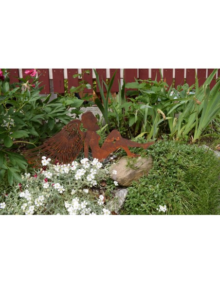 Engelfiguren kaufen und Engel Bastel-Ideen Engel sitzend mit doppelten Flügeln - Breite 80 cm - mittel 
Offen
Höhe 35 cm
Läng