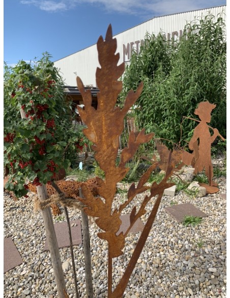 Gartenstecker Großer Grasstecker Höhe 180 cm 
Höhe 180 cm
