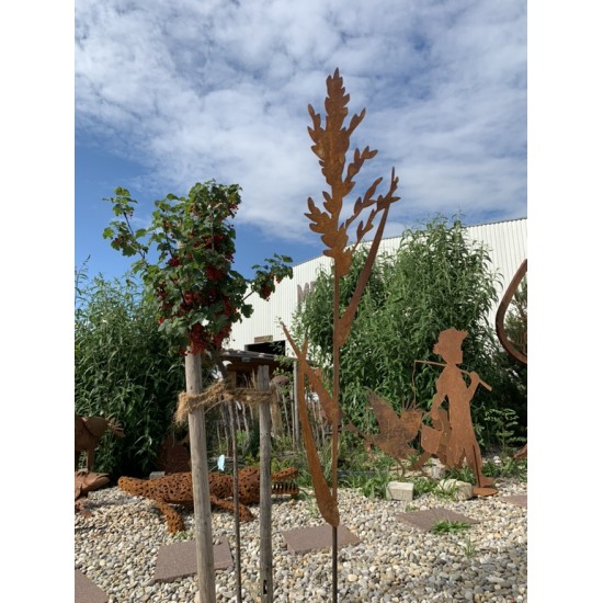 Gartenstecker Großer Grasstecker Höhe 180 cm 
Höhe 180 cm
