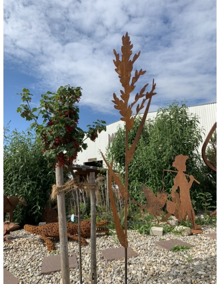 Gartenstecker Großer Grasstecker Höhe 180 cm 
Höhe 180 cm
