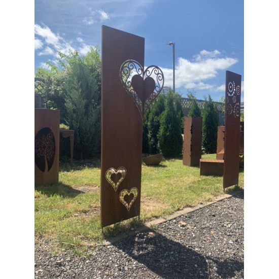 Sichtschutz zum Stecken kleine Sichtschutzwand - Kreise - zum Stecken 140 cm hoch 

Diese kleine Sichtschutzwand ist mit Ihrem