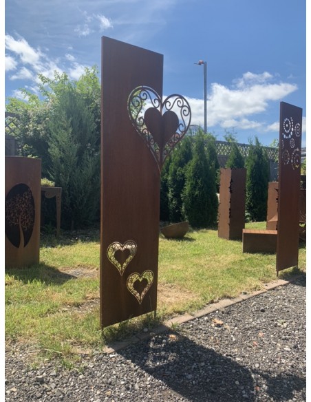 Sichtschutz zum Stecken kleine Sichtschutzwand - Kreise - zum Stecken 140 cm hoch 

Diese kleine Sichtschutzwand ist mit Ihrem