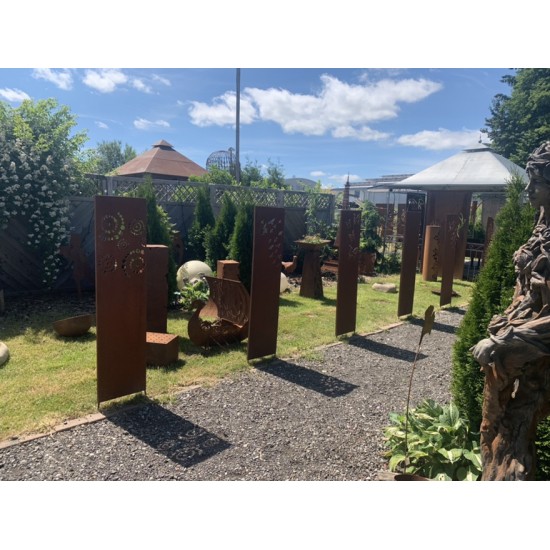 Sichtschutz zum Stecken kleine Sichtschutzwand - Kreise - zum Stecken 140 cm hoch 

Diese kleine Sichtschutzwand ist mit Ihrem