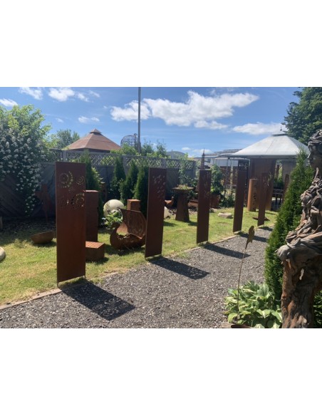 Sichtschutz zum Stecken kleine Sichtschutzwand - Kreise - zum Stecken 140 cm hoch 

Diese kleine Sichtschutzwand ist mit Ihrem