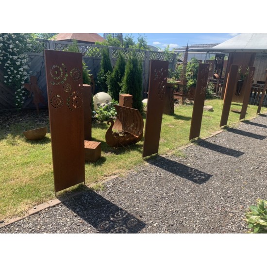 Sichtschutz zum Stecken kleine Sichtschutzwand - Kreise - zum Stecken 140 cm hoch 

Diese kleine Sichtschutzwand ist mit Ihrem