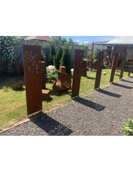 Sichtschutz zum Stecken kleine Sichtschutzwand - Kreise - zum Stecken 140 cm hoch 

Diese kleine Sichtschutzwand ist mit Ihrem