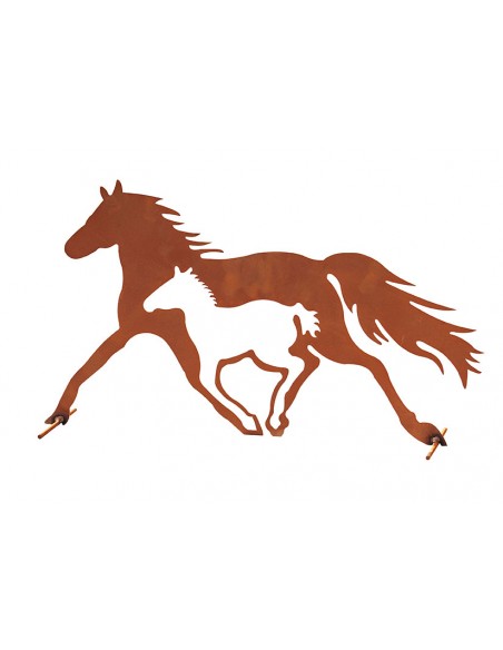 Elegant Trabende Stute 24 cm Hoch - 41 cm Lang  (klein)