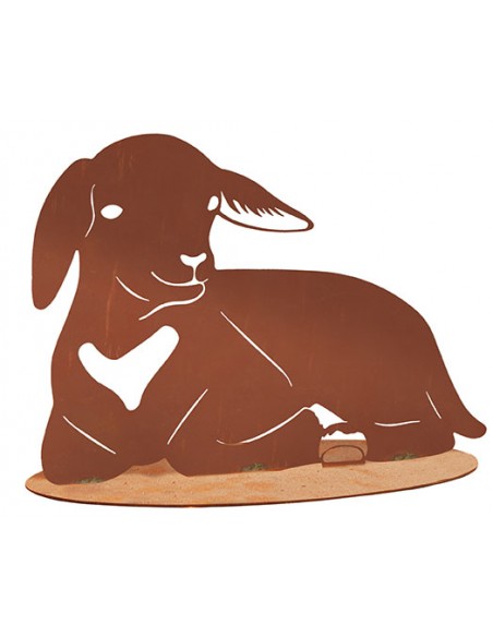 Deko Lamm Sweety - Metall - Breite 50 cm