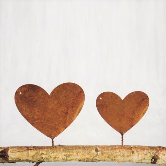 Start volles Herz m Dorn grossROST 
Dieses Deko-Herz zum Festschrauben kannst du prima zum Basteln nutzen. Die stabil angeschwe