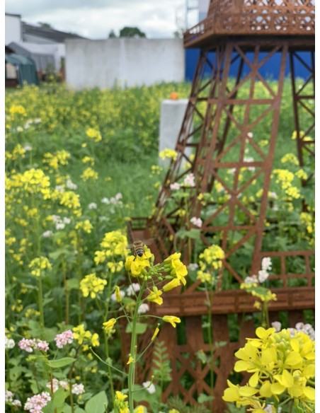 Gartendeko Rost Edelrost Eiffelturm - Groß - Höhe 340 cm Gigantischer Eiffelturm aus Edelrost
Mit dem Deko Eiffelturm aus Metal